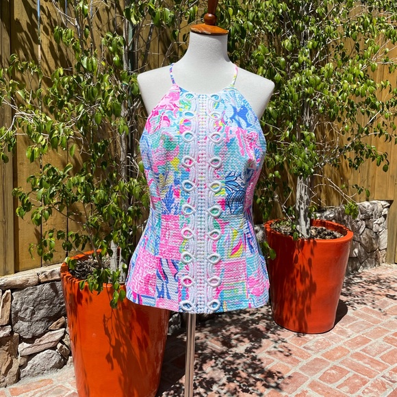 Lilly Pulitzer Tops - Lilly Pulitzer Pearl Top Size 10